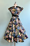 Raccoon and Floral Shirtdress
