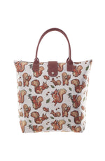 Squirrel Nutkin Beatrix Potter Folding Tapestry Tote Bag