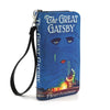 The Great Gatsby Book Wallet in Blue