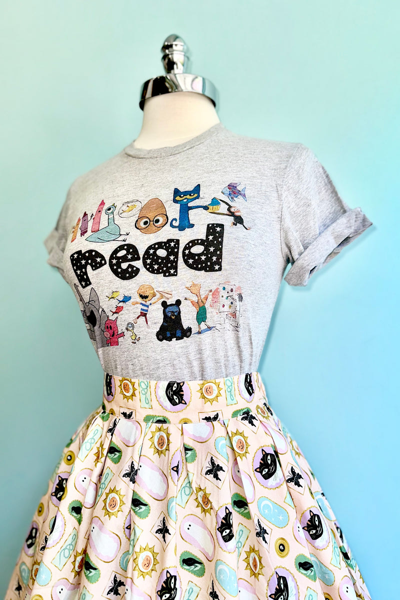 Kids Book Characters T-Shirt in Grey