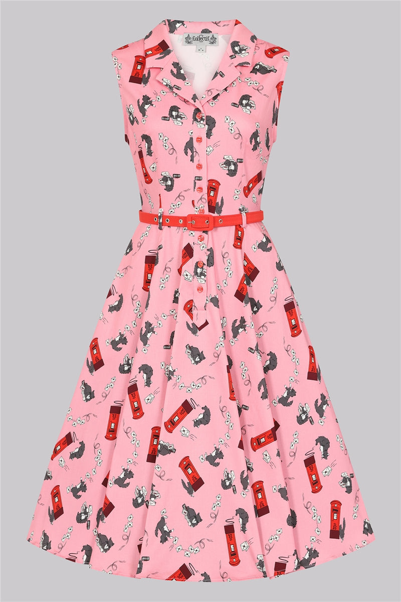 Postie the Cat Caterina Dress by Collectif