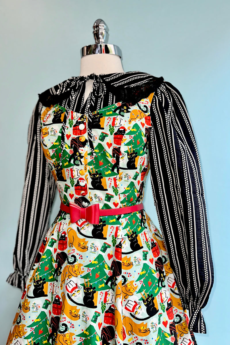 Meowy Christmas Heidi Dress by Miss Lulo X-Large