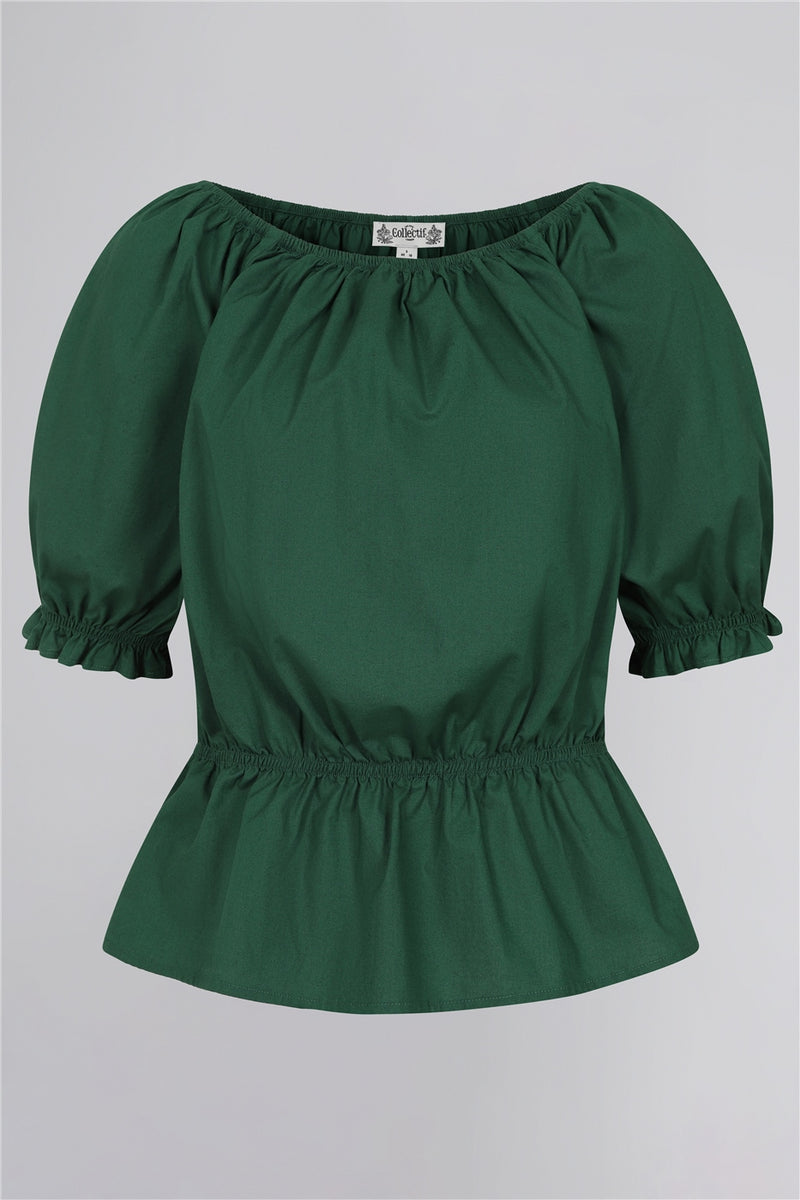 Ellie Top in Green by Collectif