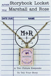 Bridgerton Book Locket Necklace by Marshall and Rose
