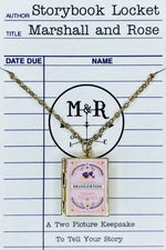 Bridgerton Book Locket Necklace by Marshall and Rose