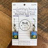 Nancy Drew Book Locket Earrings by Marshall and Rose