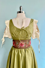 Sage Lolita Midi Dress by Timeless London