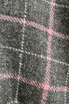 Pink and Grey Check Sophie Skirt by Timeless London