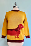 Mustard Sausage Dog Esther Sweater by Palava