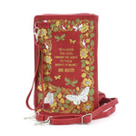 Emma Book Crossbody Handbag in Red