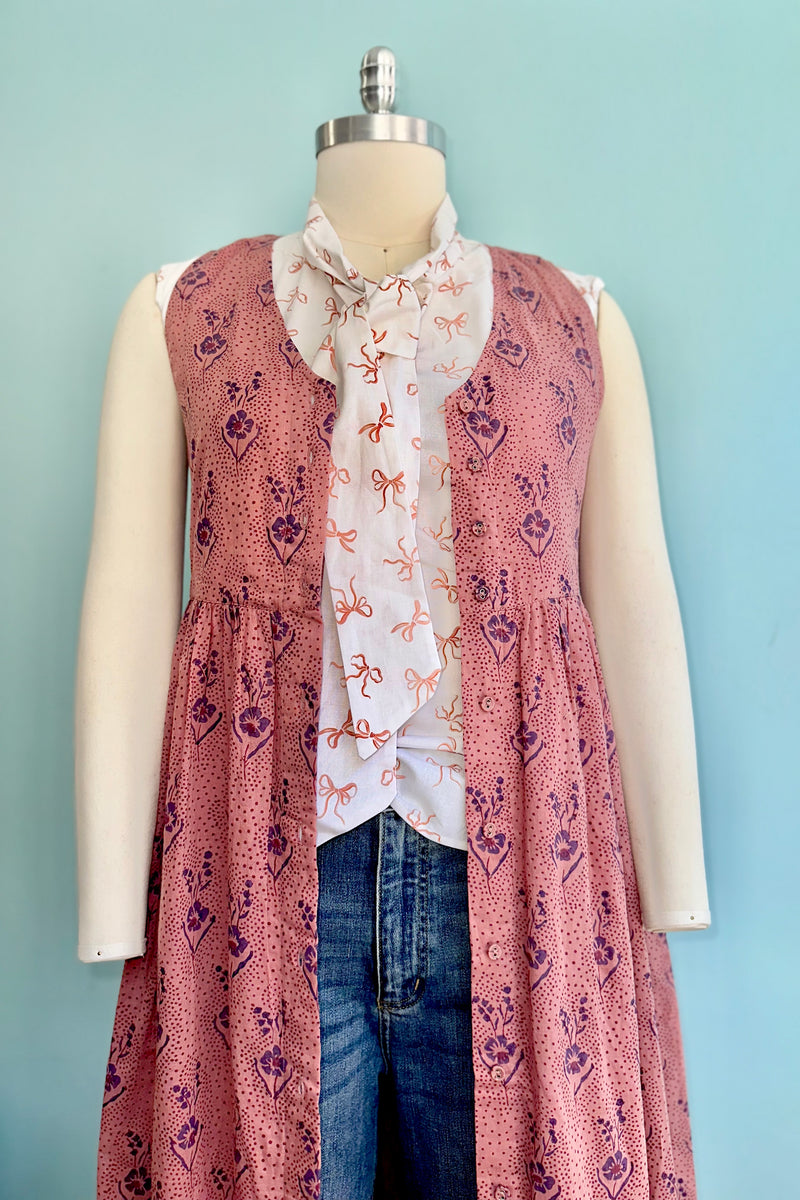 Olivia Midi Dress in Rose by Mata Traders