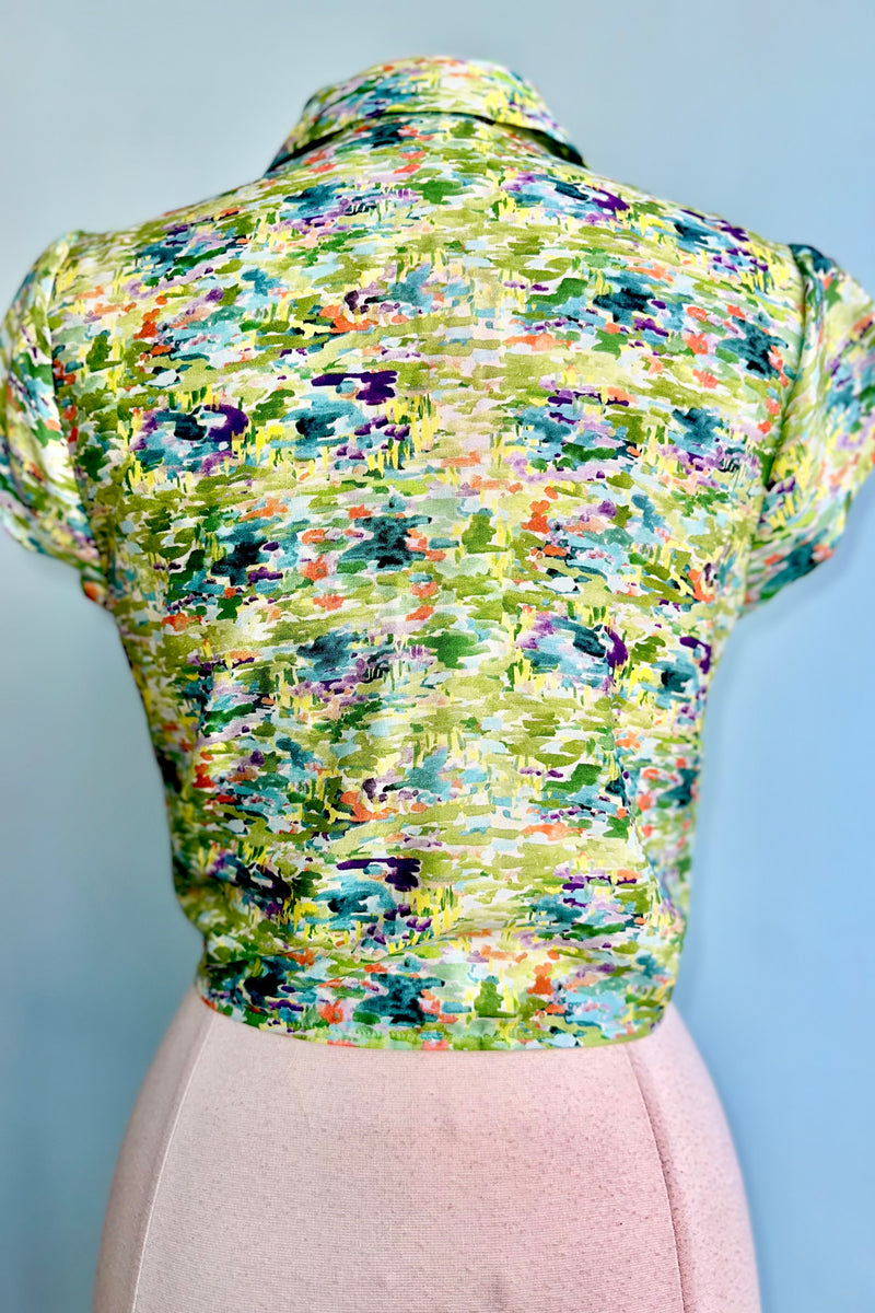 Green Reflections Peggy Top by Palava