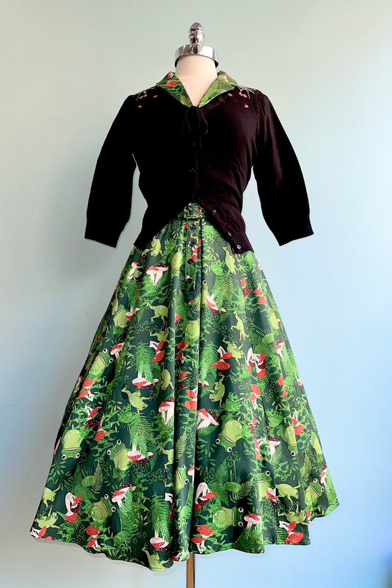collectif green dress Frog Forest Caterina by – Modern Millie shein-drivers
