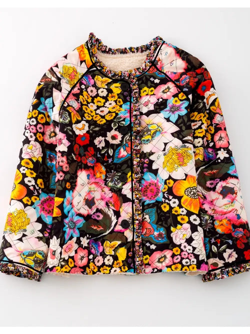 Quilted Flower Jacket