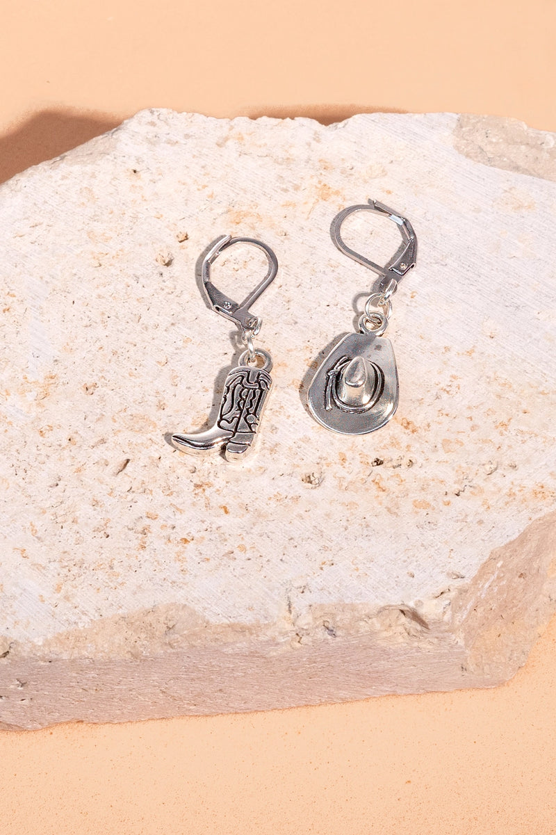 Silver Plated Levi Hoops Earrings by Peter and June