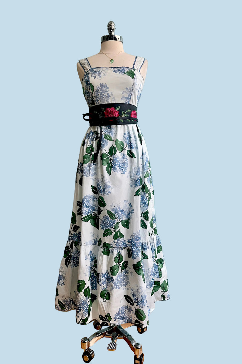 blue halloween dress Mirla Floral Sleeveless Maxi Dress – Modern Millie