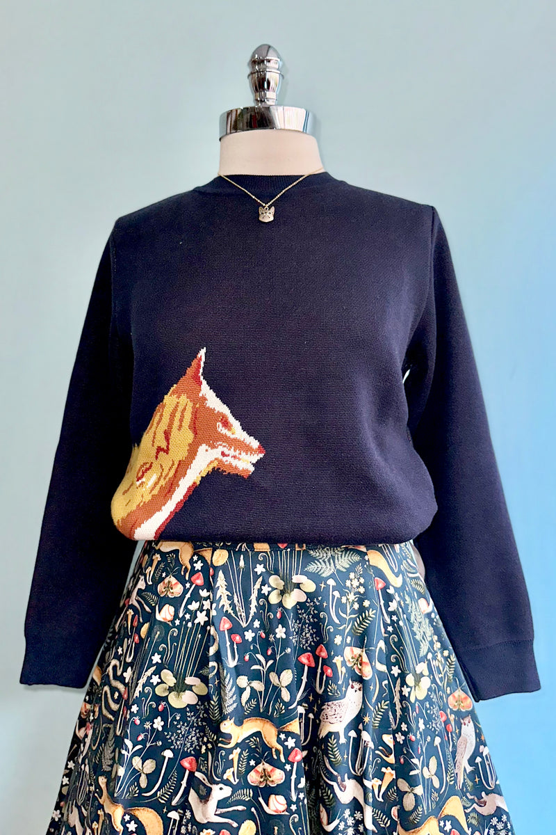 Fox Navy Blue Esther Sweater by Palava