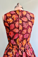 Autumn Leaves Vintage Dress by Retrolicious