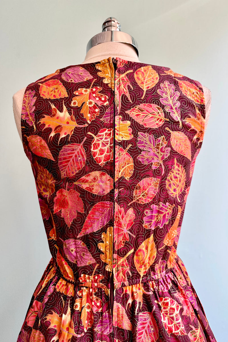 Autumn Leaves Vintage Dress by Retrolicious