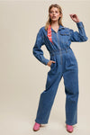 Denim Utility Jumpsuit