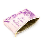 Pink Alice in Wonderland Pencil Case Pouch by Well Read Co.