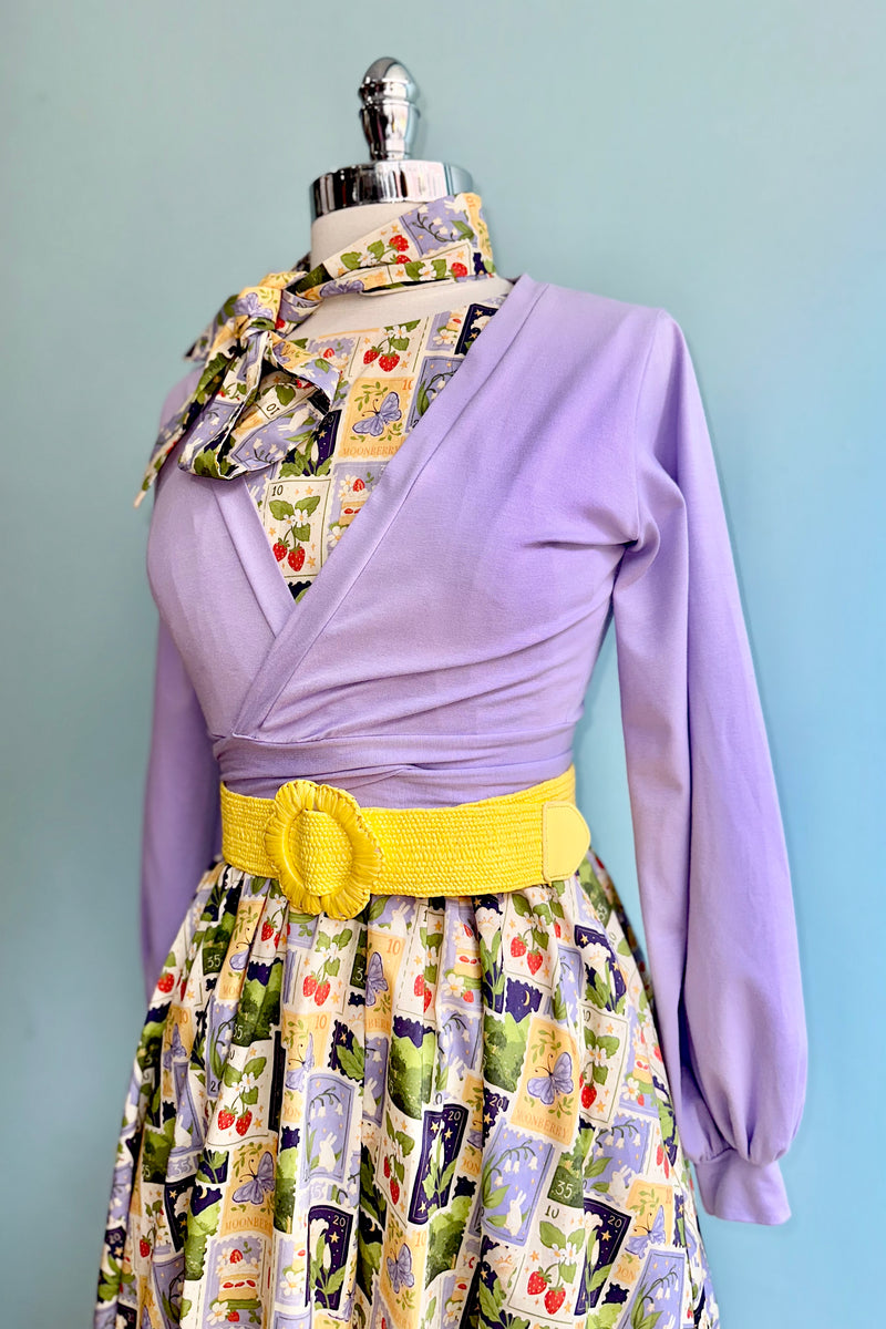 Spring Stamps Dress by Tulip B.