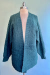 Forest Green Super Soft Open Cardigan by Molly Bracken