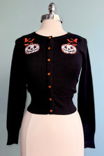 Hollow Cropped Cardigan by Hell Bunny