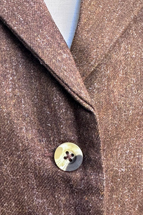 Chocolate Wool Aarna Blazer by Timeless London