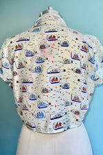 Lost at Sea Peggy Top by Palava