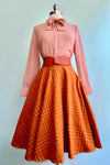 Spice Plaid Flannel Circle Skirt by Heart of Haute