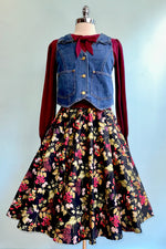 Edwina Autumn Skirt by Hell Bunny