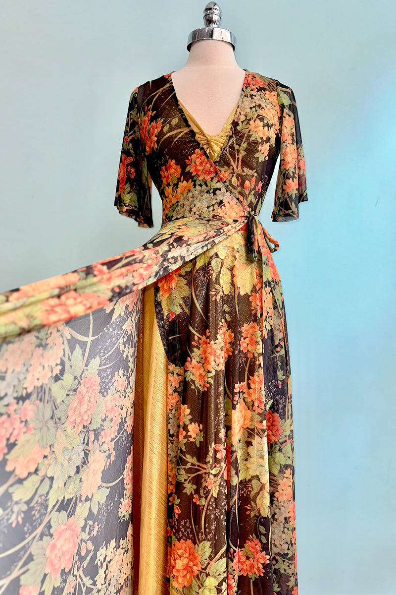 Siren Gold Metallic Dress by Wax Poetic – Modern Millie