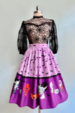 Kou Kou Spooky Full Skirt in Purple
