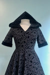 Black Tara Halloween Night Hooded Dress by Banned
