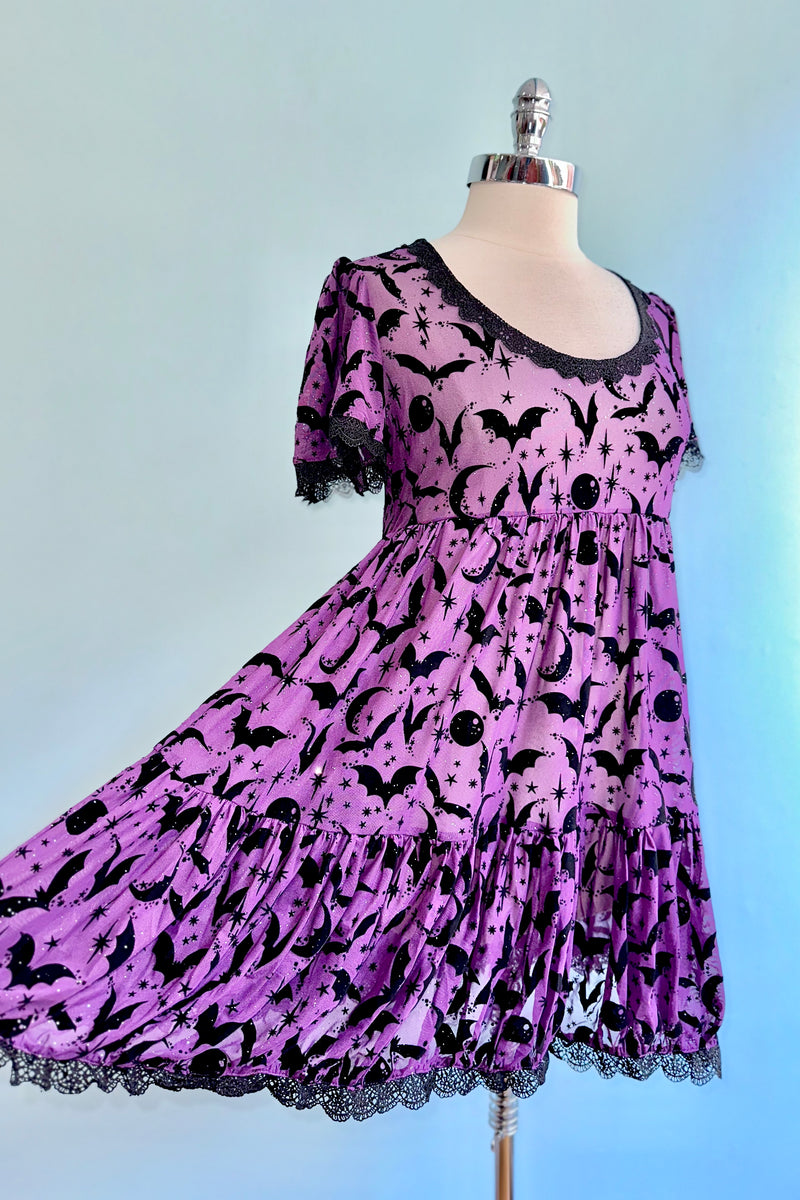 Raven Dress in Potion Purple by Wax Poetic