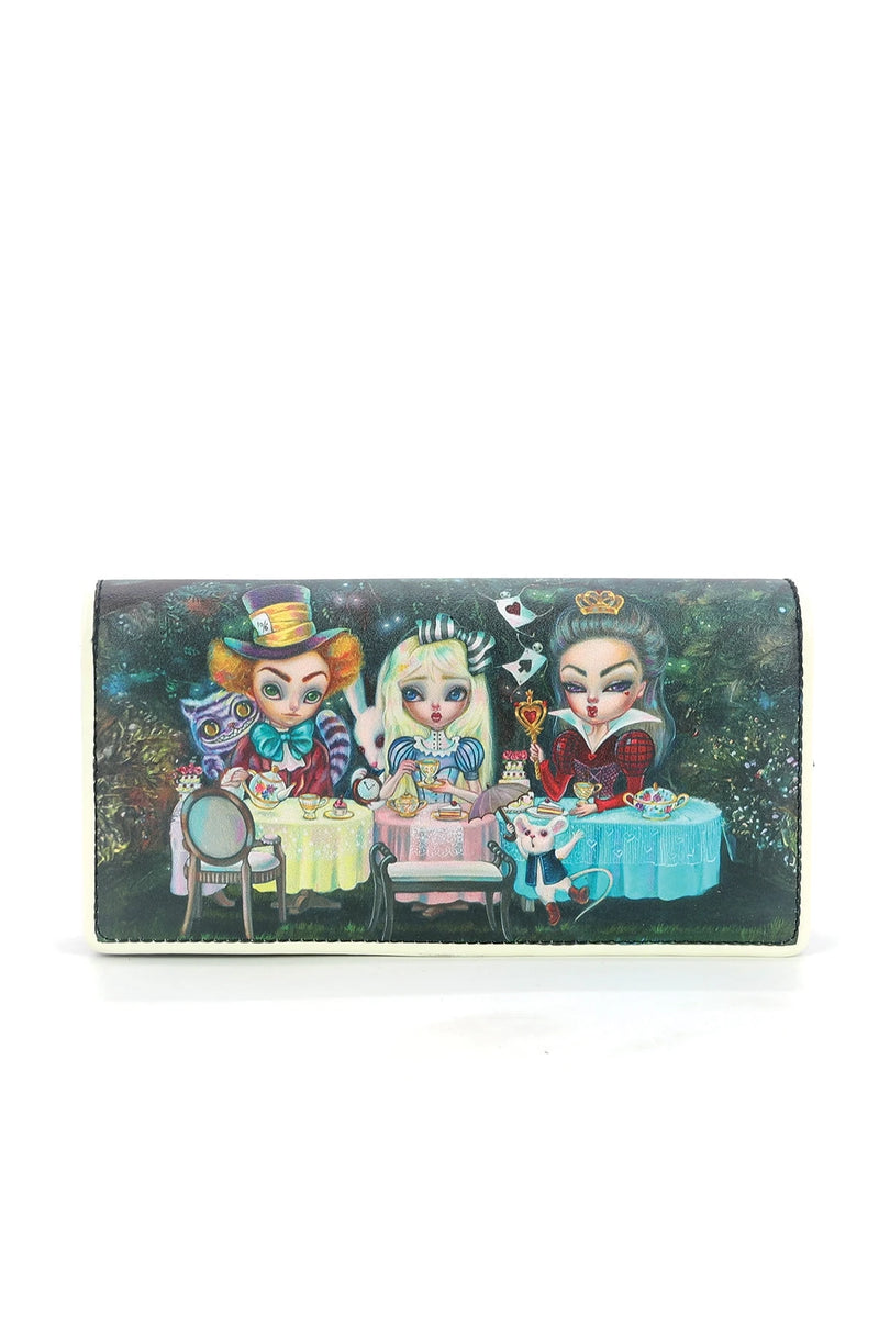 Alice in Wonderland Tea Party Wallet