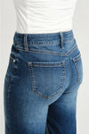 32" Slim Wide Leg Jeans Rolled to Petite 28" by 1822 Denim