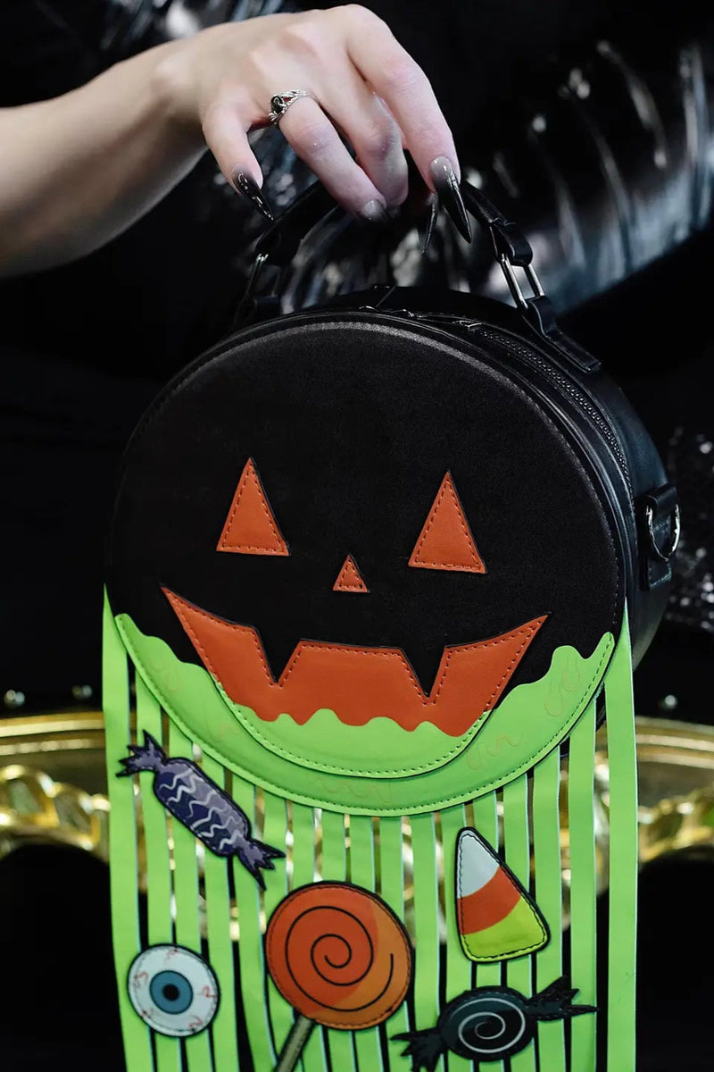 Mini Pumpkin Fringe Bag by Weasel Wear