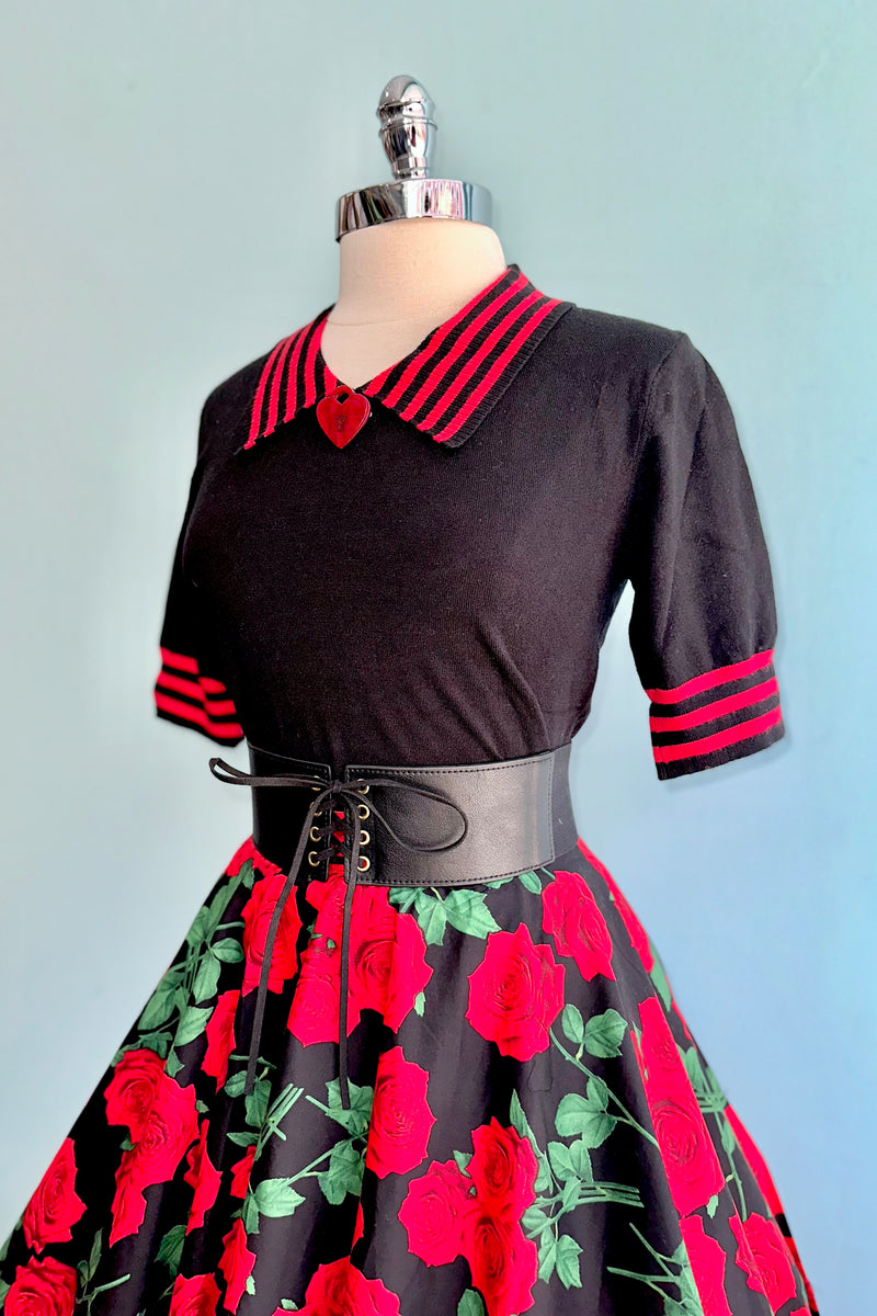 Dolce Vita Circle Skirt by Hell Bunny