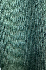 Green Ribbed V-Neck Sweater by Compania Fantastica