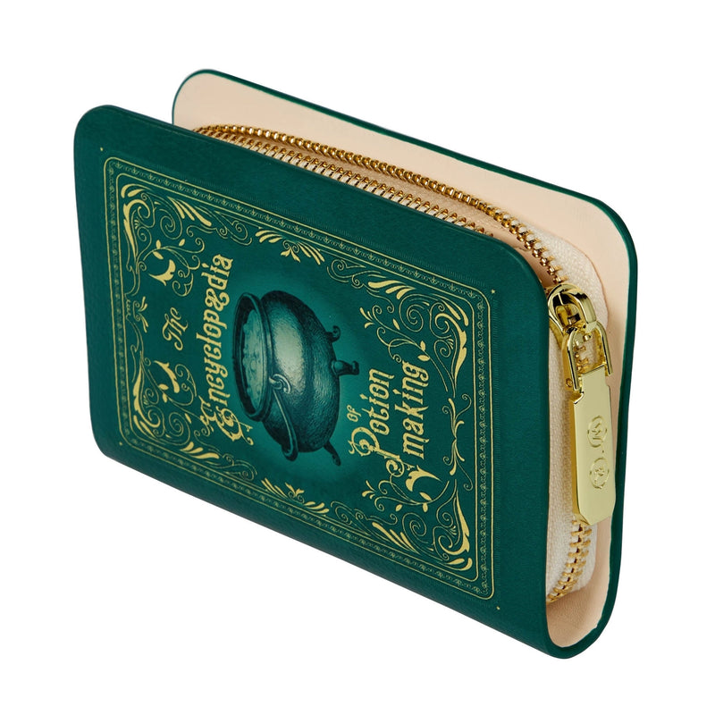 The Encyclopedia of Potion Making Book Zip Around Wallet by Well Read Co.