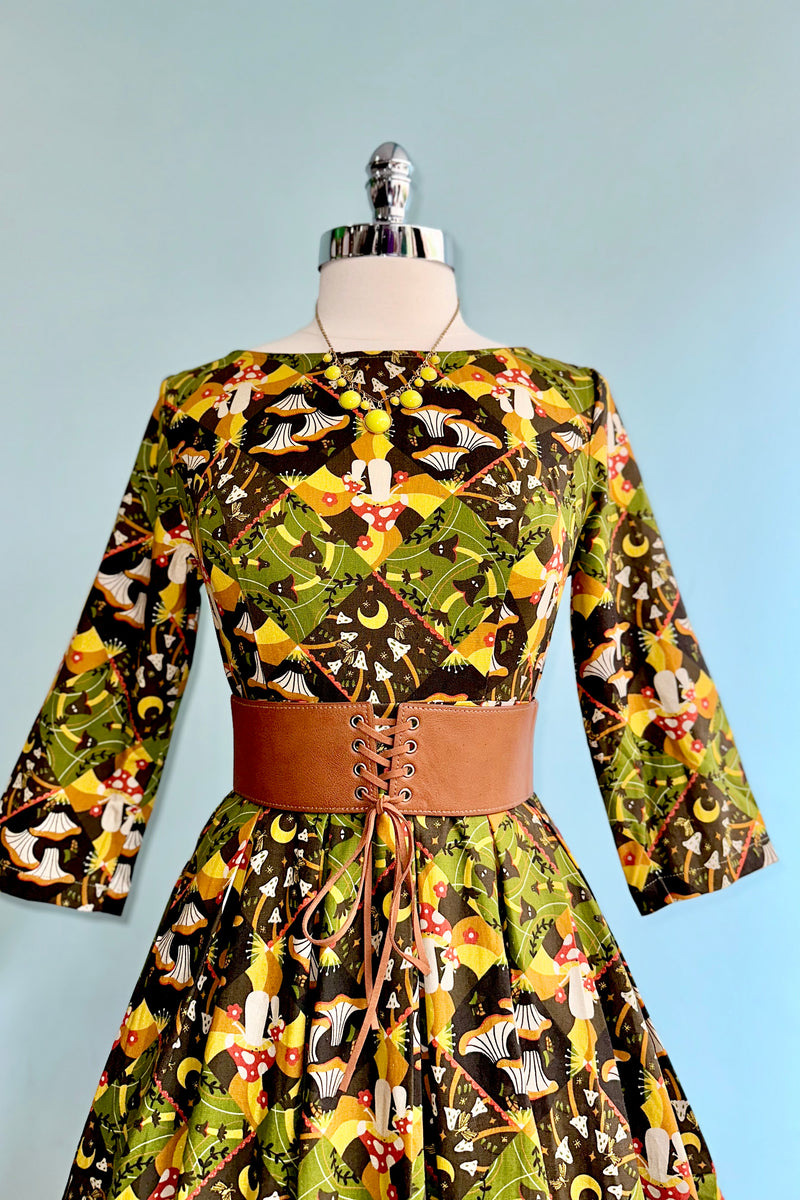 Enchanted Mushrooms Amaya Dress by Miss Lulo