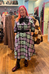 Manel Abalone Check Dress by Miss Candyfloss