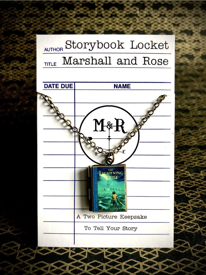 Percy Jackson - The Lightning Thief Locket Necklace by Marshall and Rose