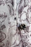 Off-White Bunny Toile Blouse by Banned
