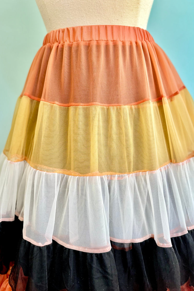 Candy Corn Tulle Petticoat