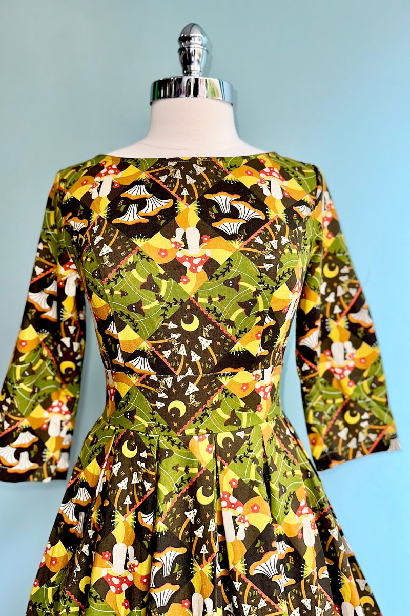 Enchanted Mushrooms Amaya Dress by Miss Lulo