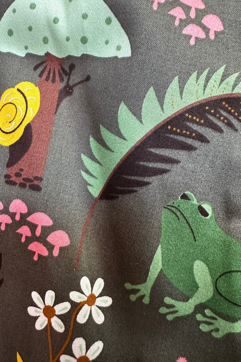 Frogs Longer Length Fold-Over Dress by Eva Rose