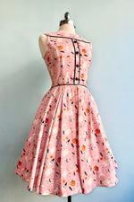 Pink Vintage Halloween Elizabeth Dress by Retrolicious